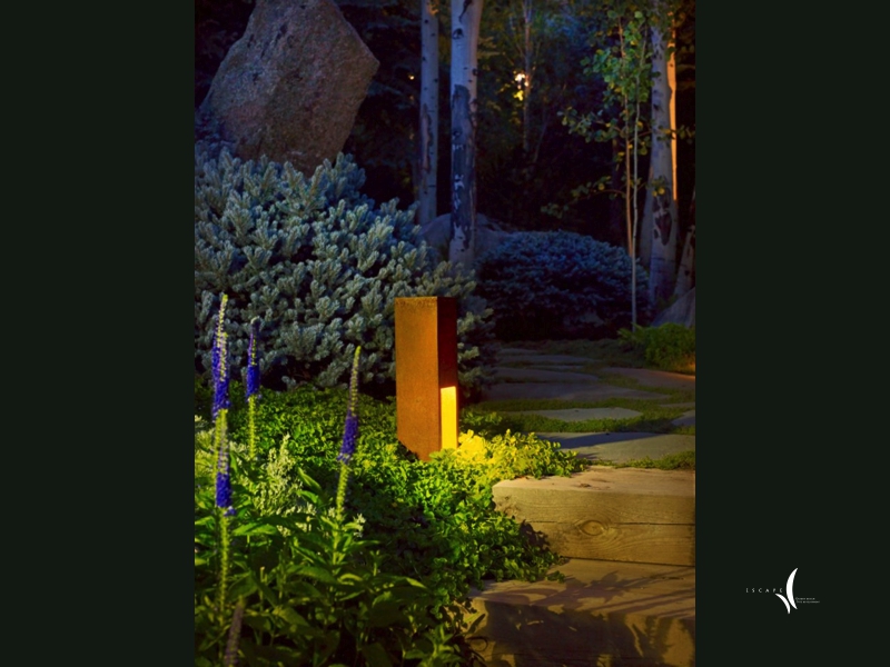 A lush Colorado mountain garden in summer